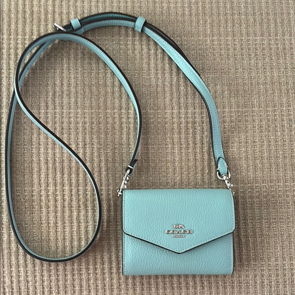 Coach Sky Blue Crossbody Bag